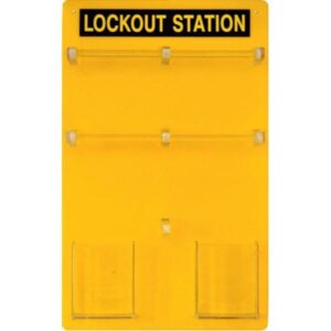 Lockout station geschikt voor 20 hangsloten - met deksel