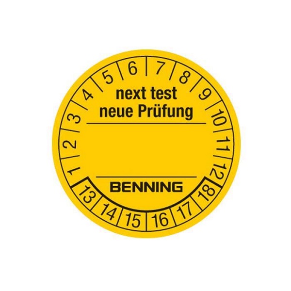 Benning NEN3140 Keuringstickers (300st)