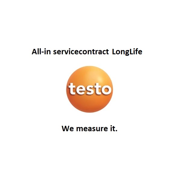All-in servicecontract Longlife voor Testo gasketelwet