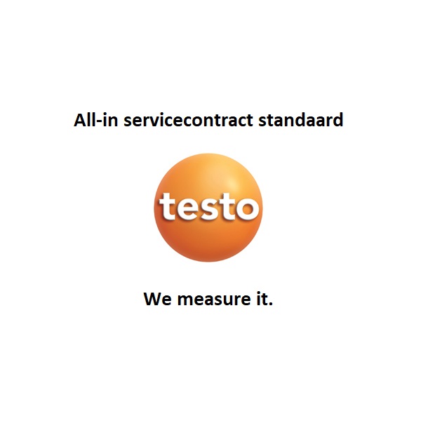 All-in servicecontract standaard voor Testo gasketelwet