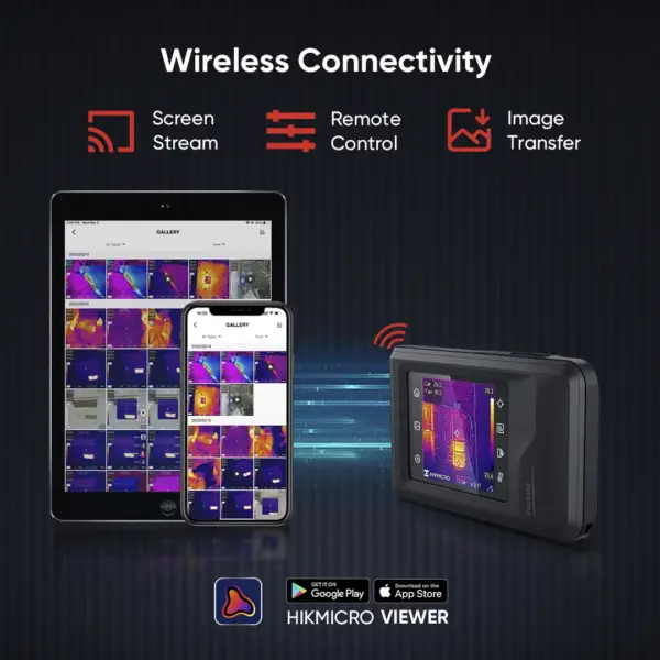 HIKMICRO PocketE 96×96 pixels, Super IR