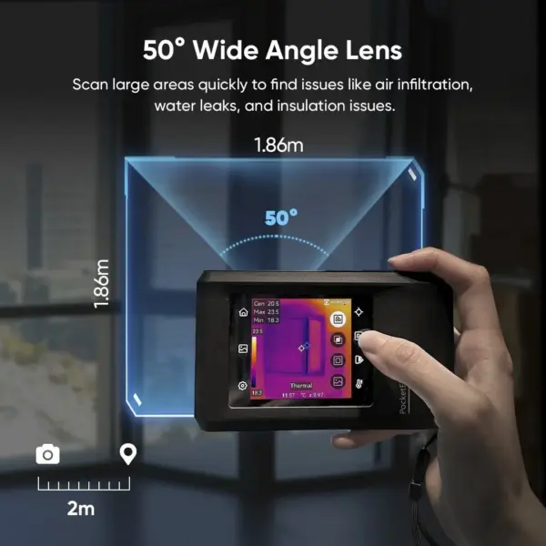 HIKMICRO PocketE 96×96 pixels, Super IR