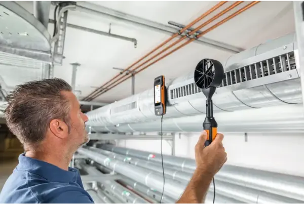Testo 400 Stromingsset met hittedraad-sonde
